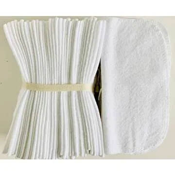 Cloth Baby Wipes. Set of 3 Dozen Wipes. Reusable Cloth Wipes. Baby Shower Gifts Ideas. Eco Friendly. Reusable Cloth Napkin. Reusable Dryer Sheets. White