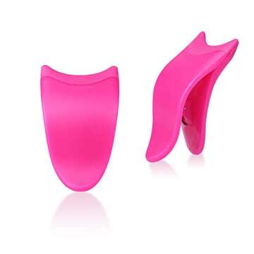 False Eyelashes Applicator Tool Lashes Clip for Beginners Easy to Apply Eyelashes Daily Use Buddy Tool Pinzas para Pestañas (Plum)