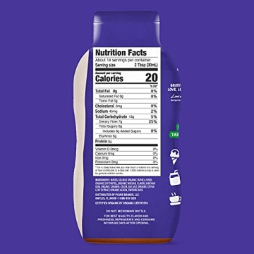 Pyure Organic Sugar Free Caramel Syrup, Vegan Keto Delight