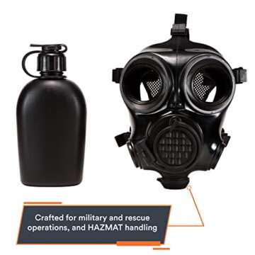 CBRN Full Face Reusable Respirator-Mask (CM-7M Mask WITH Drinking System)