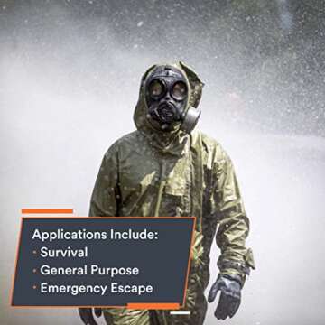 CBRN Full Face Reusable Respirator-Mask (CM-7M Mask WITH Drinking System)