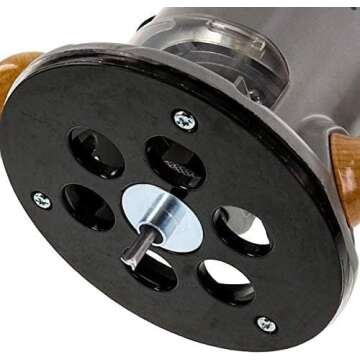 Milescraft 1228 Metal Bushing Set - 11 pc. Router Template Guide Set – Fits Porter Cable Style Router Sub Bases - Universal