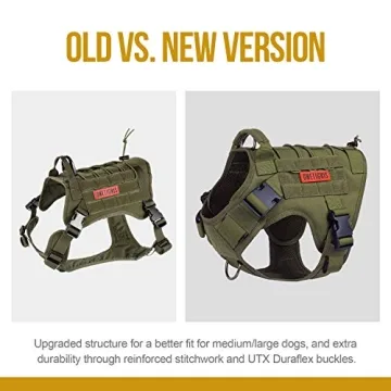 Tactical Dog Harness - No-Pull Vest for Training & Hiking