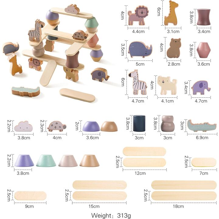 Smartwo Animal Blocks for Kids - Educational Fun