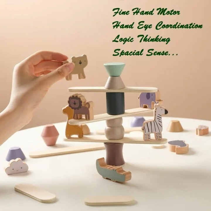 Smartwo Animal Blocks for Kids - Educational Fun