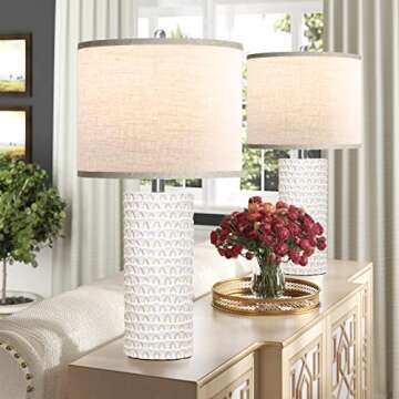 Elegant Ceramic Table Lamps for Living Room Bedroom