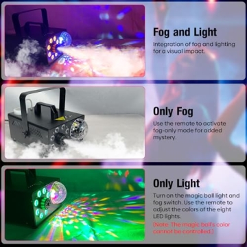 Fog Machine with Remote for Parties, Weddings & Photography