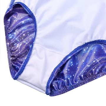 TFJH E Blue Galaxy Girls Gymnastic Leotard - Perfect Fit