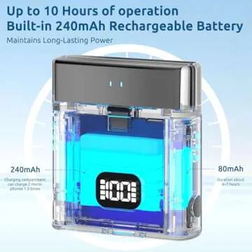 aLLreli Wireless Lavalier Microphones for iPhone - All USB-C (iPhone 15) and Lightning (iPhone 13/X) Devices, Ideal for Video Recording, Vlogging, YouTube, and TikTok, M5 Pro