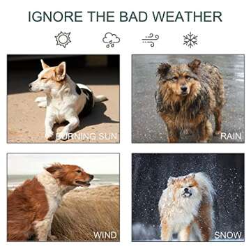 PawHut 8' x 4' Dog Kennel with Lockable Door and Canopy