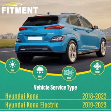 Premium Windshield Wiper Blades for Hyundai Kona 2018-2023