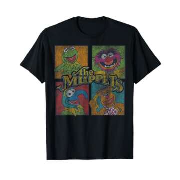 Disney Muppets Group Shot Box Up T-Shirt - Official Disney Apparel