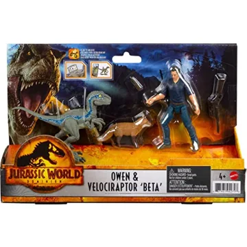 Jurassic World Dominion Owen Beta Action Figure Set Collectible
