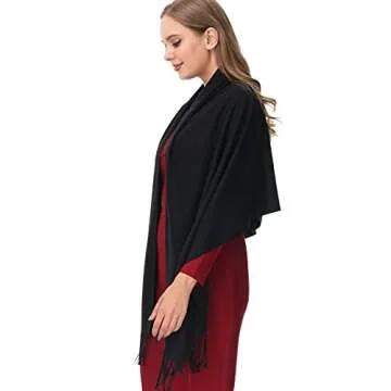 Luxurious OHAYOMI Women's Pashmina Shawl Wrap for All Occasions