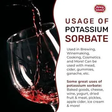 Spicy World Potassium Sorbate 2 Oz Wine Stabilizer and Preservative