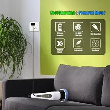 Electric Spin Scrubber for Cordless, Effortless Cleaning