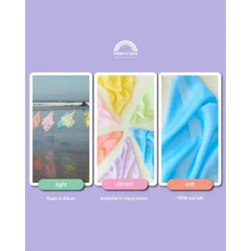 Sarah's Silks Sky Blue Playsilk for Creative Play