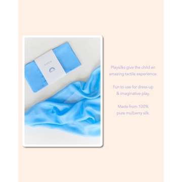 Sarah's Silks Sky Blue Playsilk for Creative Play