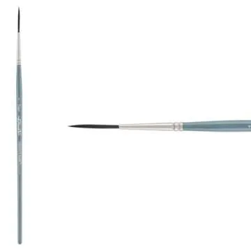 Creative Mark Artist Paint Brush Set - Mimik Synthethic Squirrel Short Handle Paint Brushes - Assort...