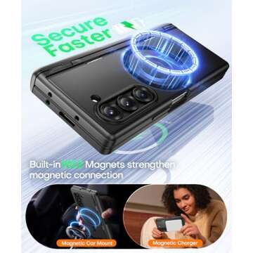 Shop BERFY Magnetic Case for Samsung Galaxy Z Fold 7