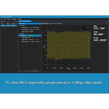 AVHzY USB Power Meter USB 3.1 Type-c Tester Digital Multimeter Current Tester Voltage Detector DC 26V 6A PD 2.0/3.0 QC 2.0/3.0/4.0 pps Trigge