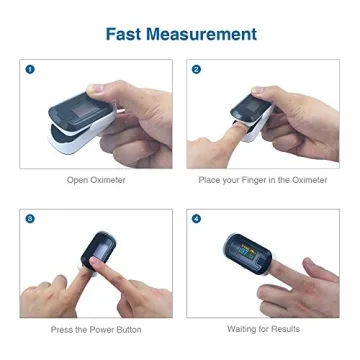 Mibest Accurate OLED Finger Pulse Oximeter 4-Mode Display