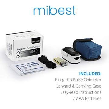 Mibest Accurate OLED Finger Pulse Oximeter 4-Mode Display