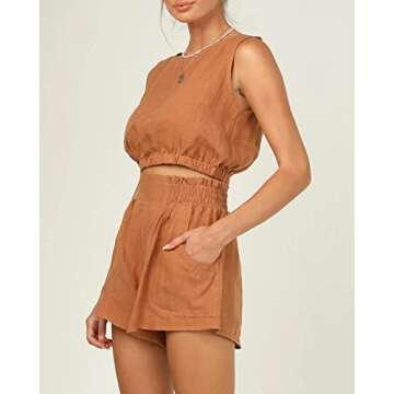 Stylish 2 Piece Summer Set for Women with Pockets