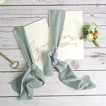 Luxury Handmade Silk Velvet Ribbon for Weddings & Crafts