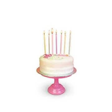 Talking Tables Pack of 16 - Size 10cm Pastel Birthday Candles Make Your Cake Extra Special This Year.