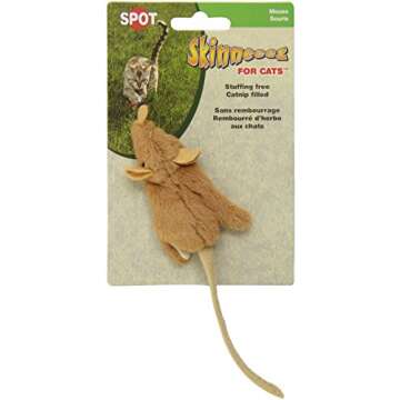 Ethical Skinneeez Mouse Cat Toy, Assorted