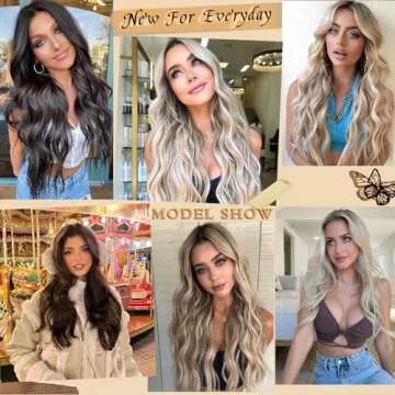 26 Inch NAYOO Long Wavy Wig for Women - Everyday Glamour