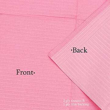 myaokue-up 125 Pieces Disposable Dental Bibs Sheets Cloths,3 Ply Dental Pads,Tattoo Piercing Table C...
