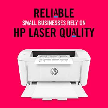 HP LaserJet Pro M15w Wireless Monochrome Printer, works with Alexa (W2G51A)