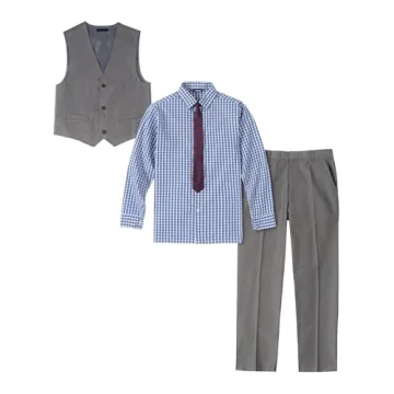 Izod Little Boys Formal Suit Vest Set, 4-Piece