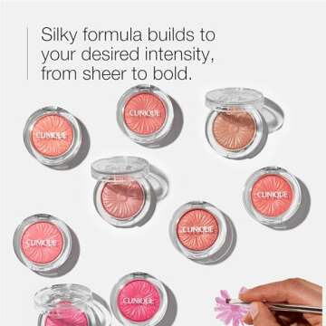 Clinique Cheek Pop Blush | Long Lasting, Buildable + Vibrant, Yet Natural-Looking Color, Nude Pop, 0...