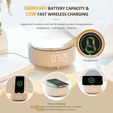 COLSUR 6-in-1 Wireless Charger Gift for Women