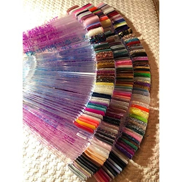 Hedume 600 Clear Nail Swatch Sticks for Art Display
