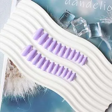 KXAMELIE Light Purple Almond Shaped Press on Nails