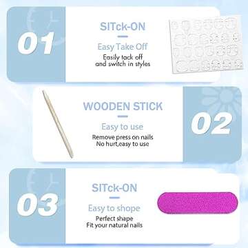 Light Purple Almond Shaped Nails, Press on Nails KXAMELIE Glue on Nails Almond for Women, Acrylic Nails Press on Medium Length Stick on Nails for Women Girls Daily Work Wear