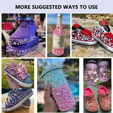 Briskbloom Flatback Pearls and Rhinestones 60g Craft Set