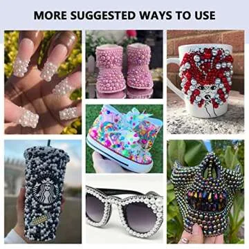 Briskbloom Flatback Pearls and Rhinestones 60g Craft Set