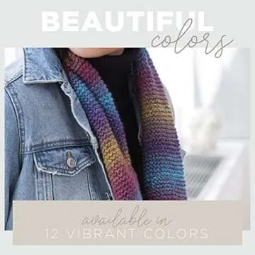 Lion Brand Ferris Wheel Yarn - Soft Multicolor Crochet Yarn