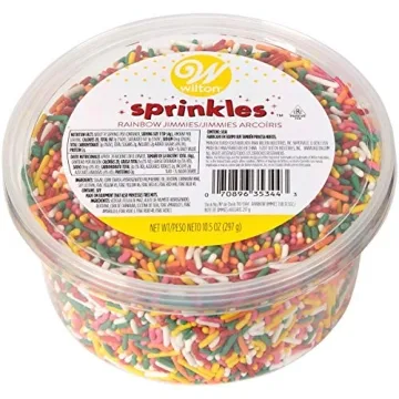 Colorful Jimmies Sprinkles for All Types of Desserts