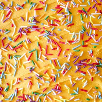 Sweets Indeed Natural Rainbow Edible Sprinkle Mix for Baking