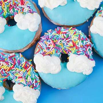 Sweets Indeed Natural Rainbow Edible Sprinkle Mix for Baking