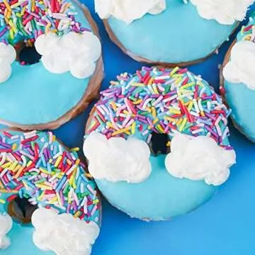 Sweets Indeed Natural Rainbow Edible Sprinkle Mix for Baking