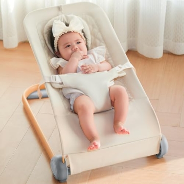 Fodoss Baby Bouncer for Infants, Ergonomic Portable Seat