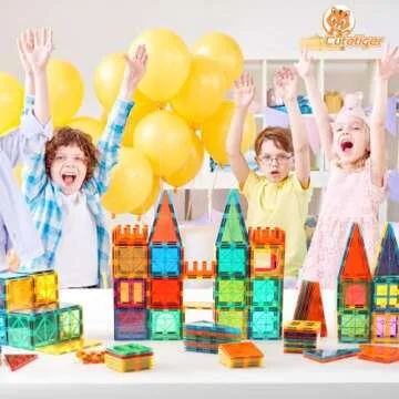 CuteTiger Magnetic Building Tiles 100-Piece Set