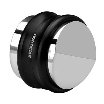 Normcore 2-in-1 Coffee Distributor & Tamper, Dual-Head Espresso Leveler with Built-in Spring Adjusta...
